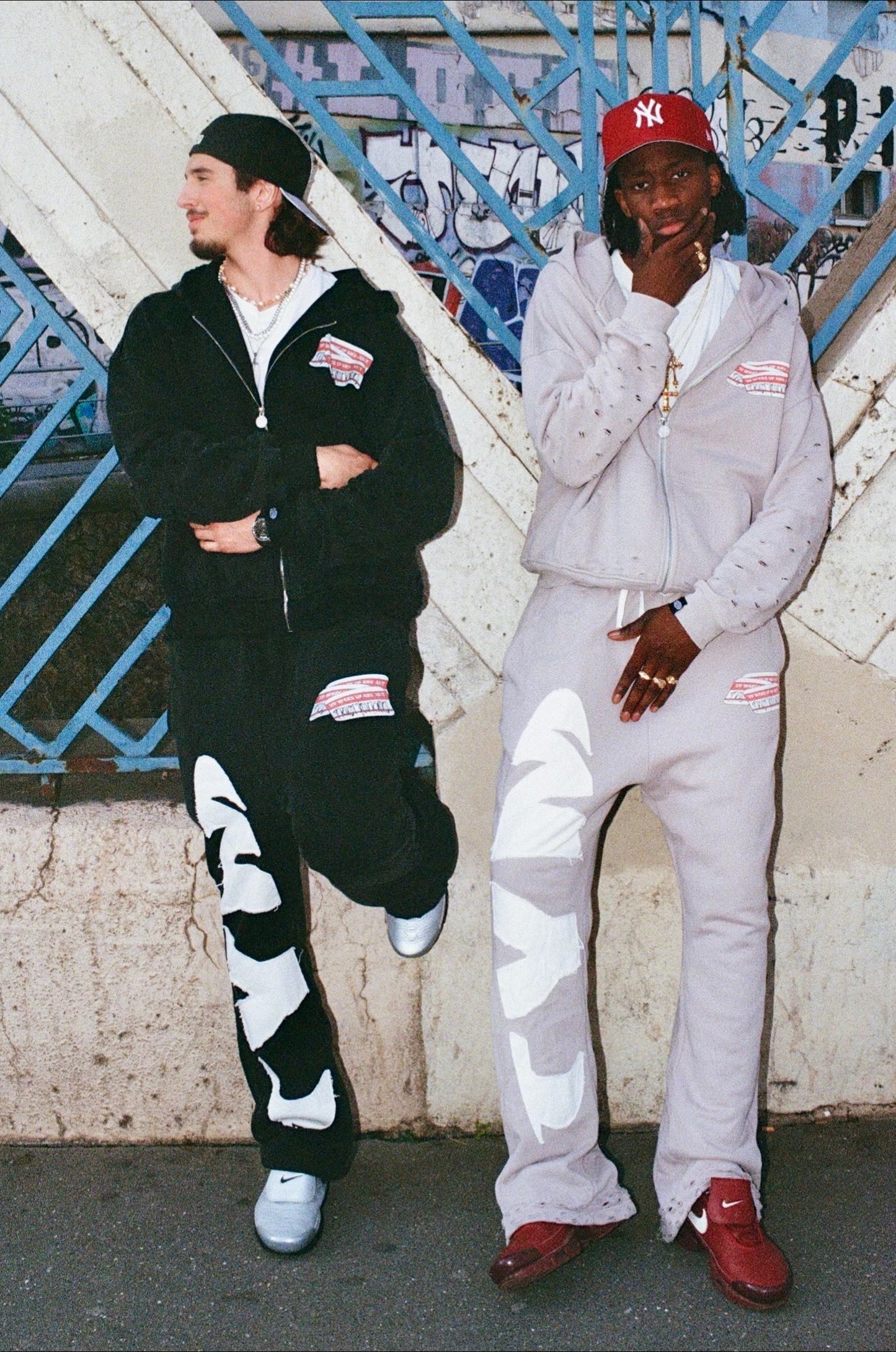 Black Flare Pants " Yo Wake Up & Just Trust Your Mind " ( Pre- Order )